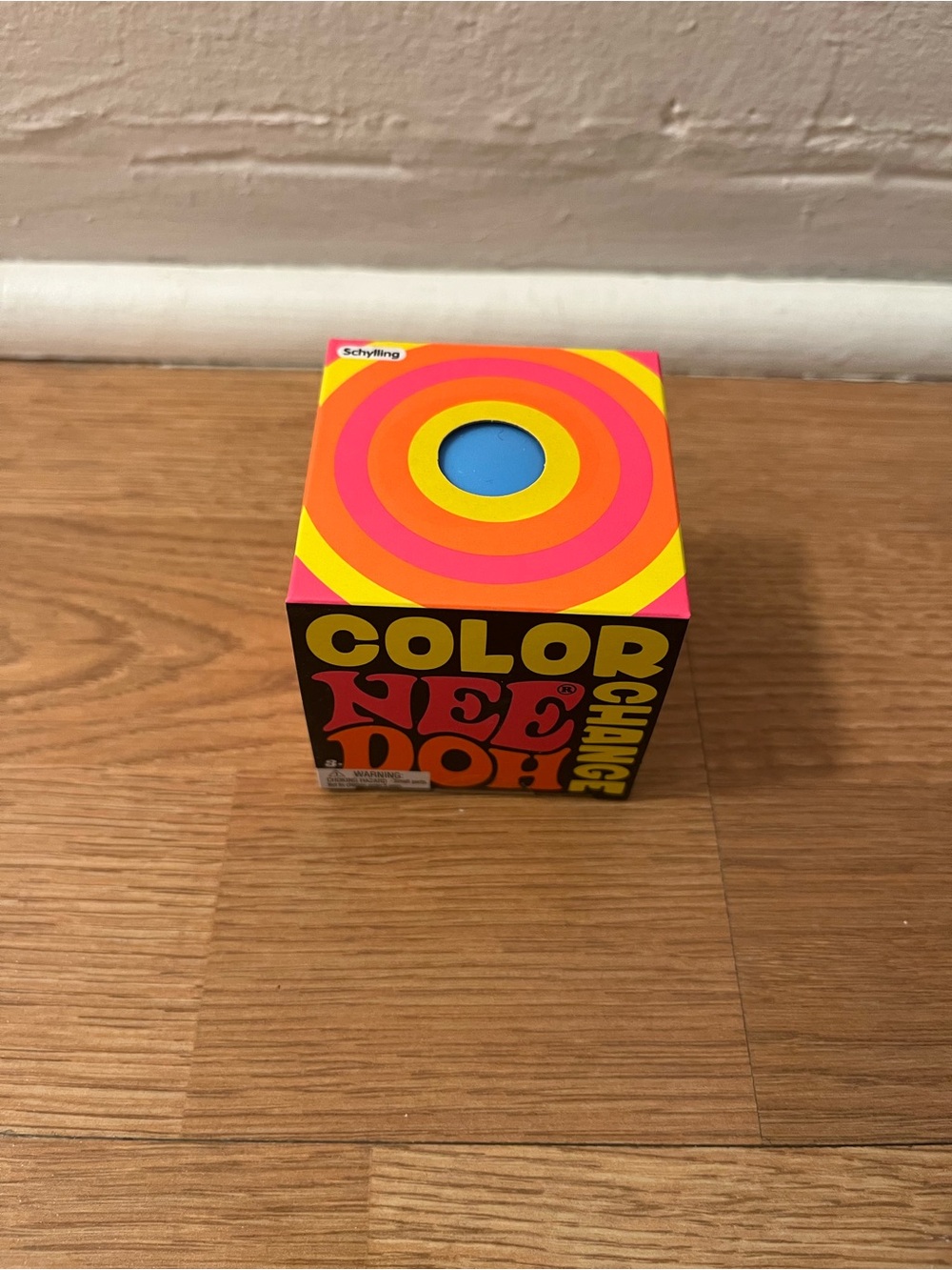 Viral NeeDoh Color Change Cube – Blue, 2026 NWT